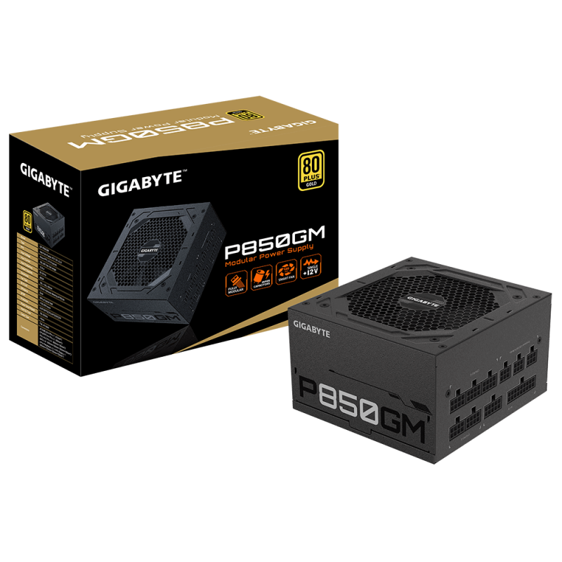 Захранващ блок Gigabyte P850GM, 850W, 80+ GOLD, Modular - Image 7
