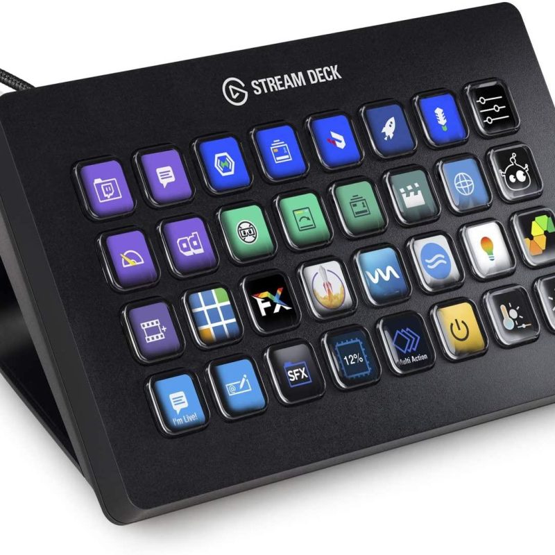 Контролер Elgato Stream Deck, 32 LCD бутона, черен