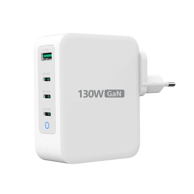 Мрежово зарядно j5create JUP43130E 130W, 4 порта, USB-C, USB-A - Image 2