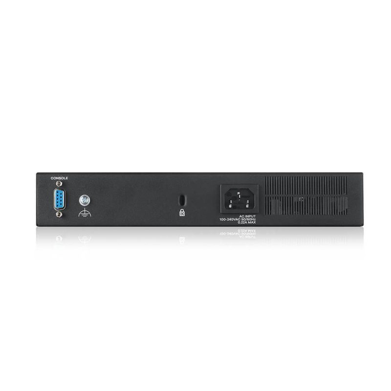 Суич ZYXEL GS2220-10, 10 портов управляем L2, 8x Gigabit + 2x Gigabit combo (RJ45/SFP) - Image 2