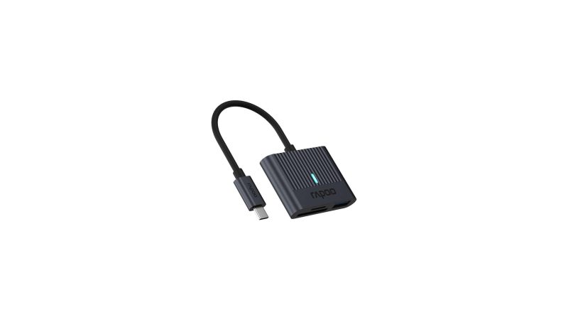 Четец за карти Rapoo UCR-3001, USB-C, Черен - Image 5