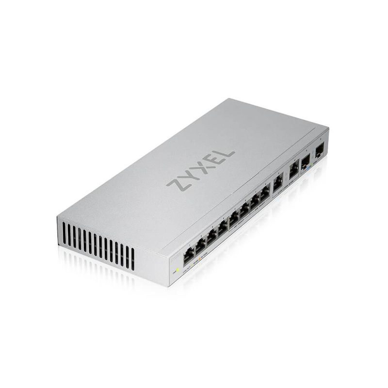 Суич ZYXEL XGS1010-12, 10 портов неуправляем, Gigabit, 2xSFP - Image 2
