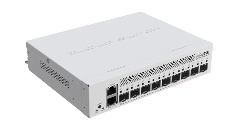 Суич MikroTik CRS310-1G-5S-4S+IN, L3 Gigabit Ethernet (10/100/1000), Захранване по Ethernet (PoE) 1U - Image 3