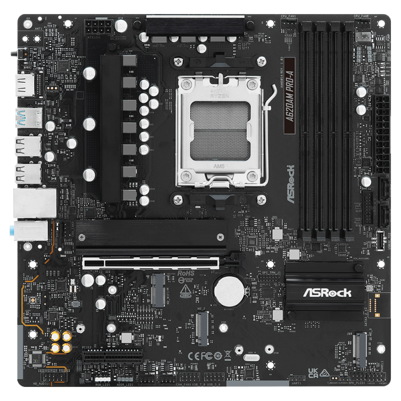 Дънна платка ASRock A620AM PRO-A, AM5