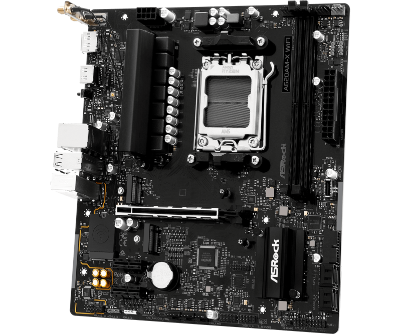 Дънна платка ASRock A620AM-X WIFI, AM5 - Image 3