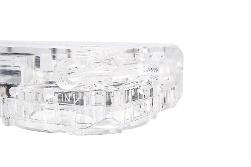 Адаптер приставка с вътрешна и външна резба Alphacool Eisdecke D5 Dual Acrylic Attachment 3x 1/4" - Image 3