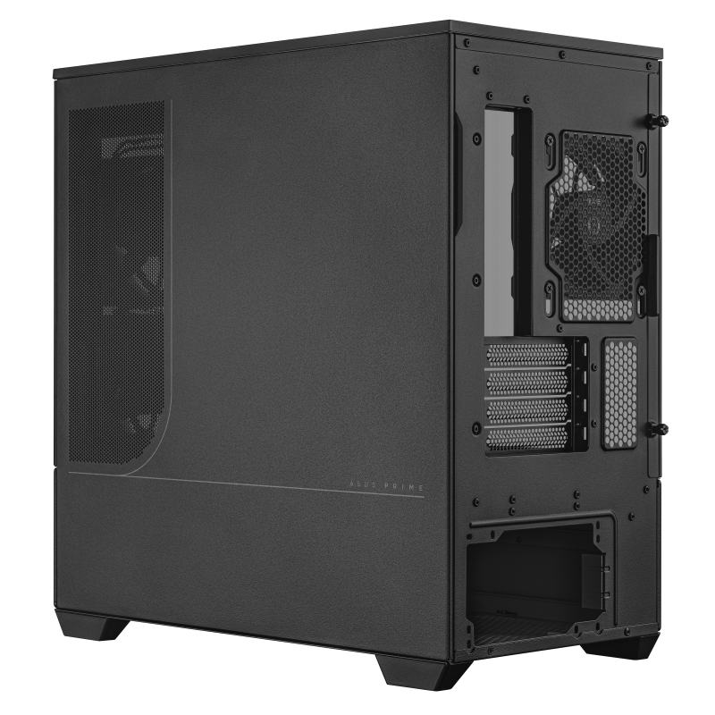 Кутия ASUS Prime AP202 ARGB mATX + 3 ARGB Вентилатора - Black - Image 12