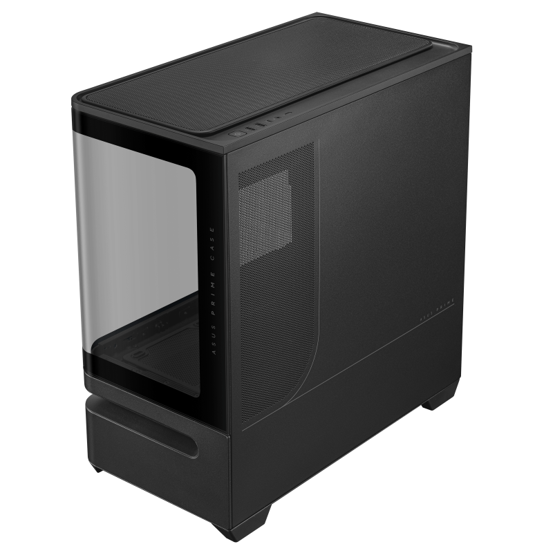 Кутия ASUS Prime AP202 ARGB mATX + 3 ARGB Вентилатора - Black - Image 5