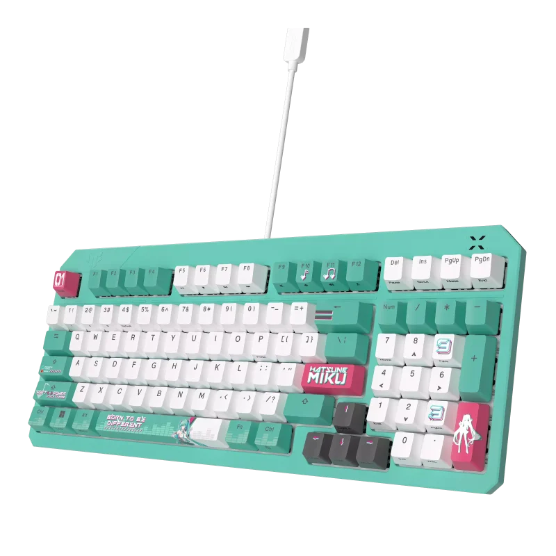 Геймърска клавиатура ASUS TUF Gaming K3 Gen II Hatsune Miku Edition - Optical Mechanical Switch - Image 2