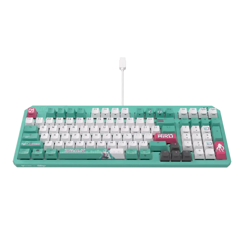 Геймърска клавиатура ASUS TUF Gaming K3 Gen II Hatsune Miku Edition - Optical Mechanical Switch - Image 4