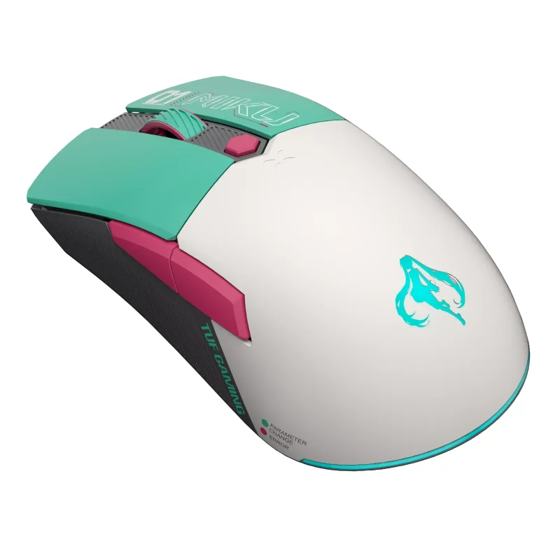 Геймърска безжична мишка ASUS TUF Gaming Mini Hatsune Miku Edition - 65g - Image 3