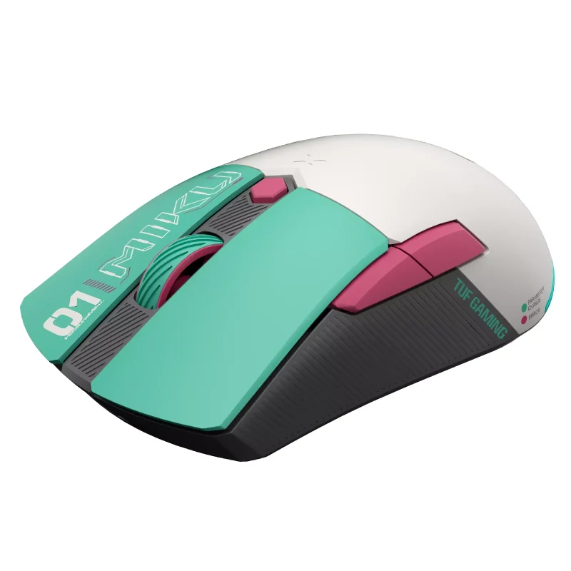 Геймърска безжична мишка ASUS TUF Gaming Mini Hatsune Miku Edition - 65g - Image 2