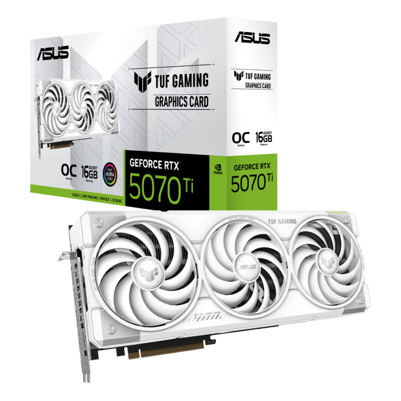 Видео карта ASUS TUF Gaming RTX 5070 TI 16GB GDDR7 White OC Edition - Image 10