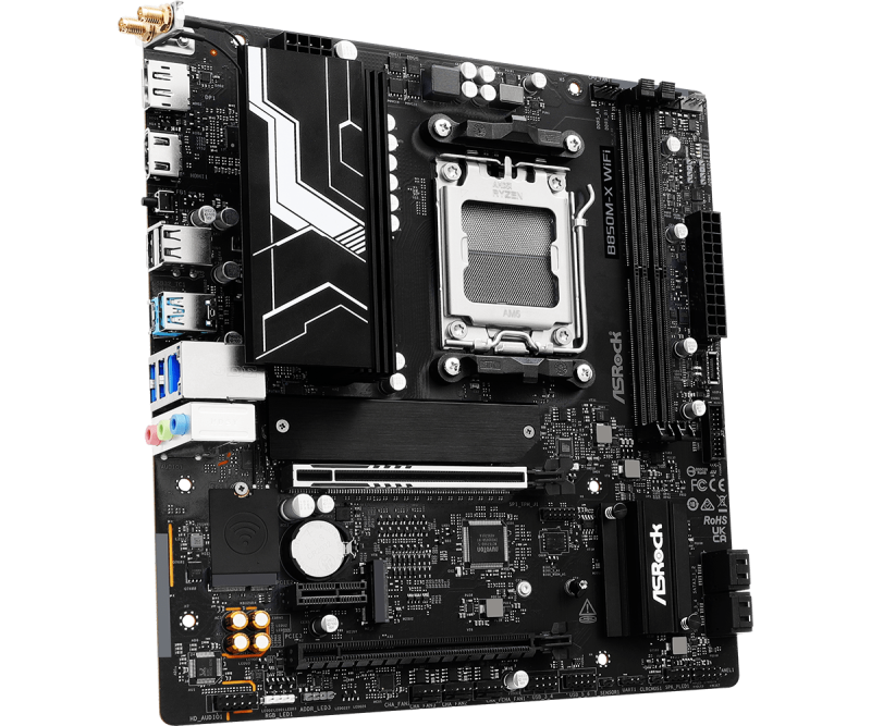 Дънна платка ASRock B850M-X WiFi R2.0 socket AM5 - Image 2