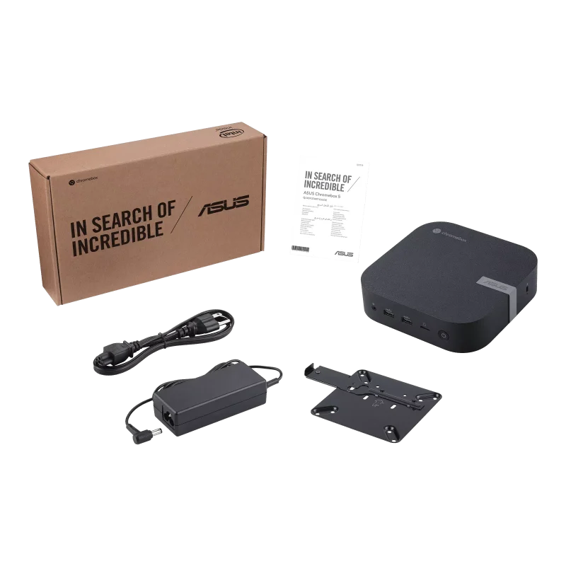 ASUS Mini PC CHROMEBOX5-SC002UN, Intel Celeron 7305, 4GB DDR4 RAM, 128GB NVMe SSD, Wi-Fi 6E, Bluetooth 5.2, ChromeOS - Image 7
