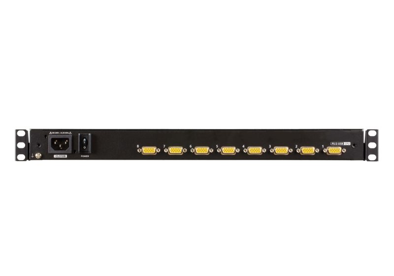 KVM Конзола ATEN 19" 8-Port PS/2-USB VGA Single Rail LCD KVM Switch - Image 2
