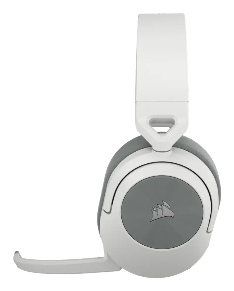 Геймърски слушалки с микрофон Corsair HS55 White безжични и блутут PC/PS5/PS4 - Image 3