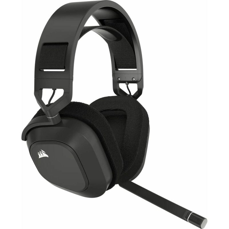 Геймърски слушалки с микрофон Corsair HS80 MAX Steel Grey безжични и блутут PC/PS5/PS4 - Image 4
