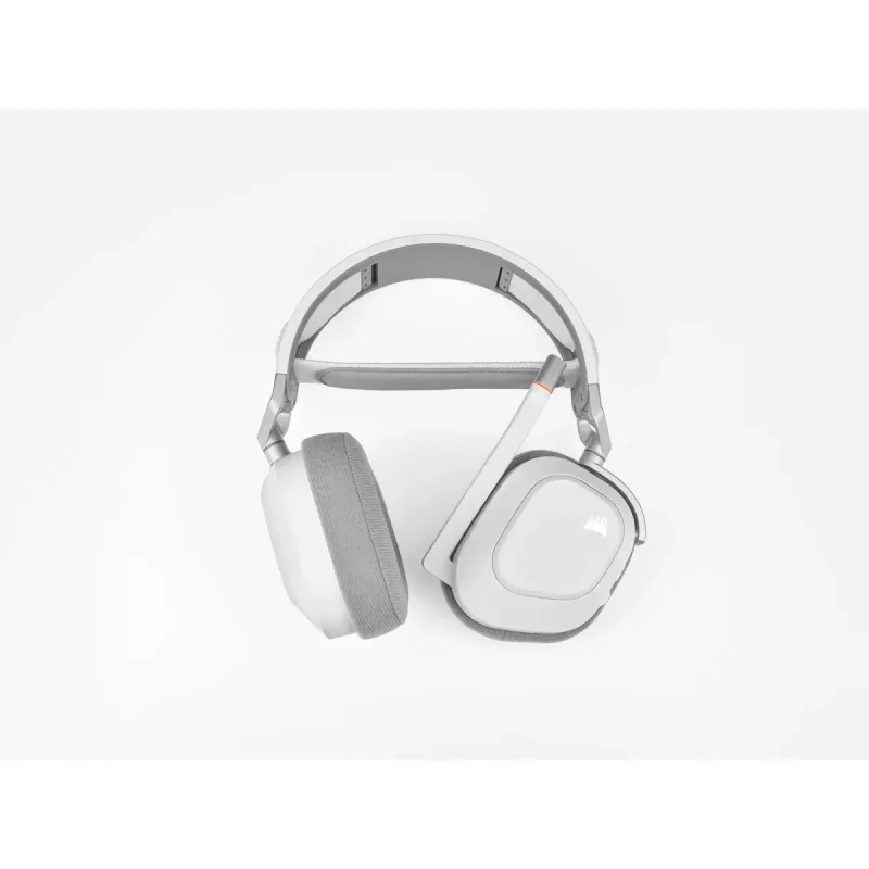 Геймърски слушалки с микрофон Corsair HS80 RGB White безжични PC/PS5/PS4 - Image 6