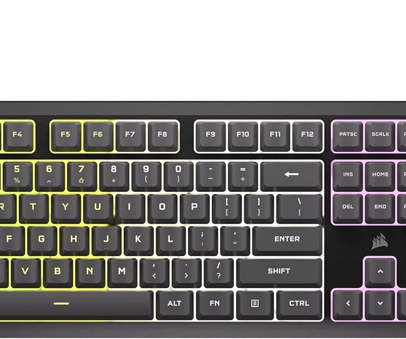 Геймърскa мембранна клавиатура Corsair K55 Core RGB