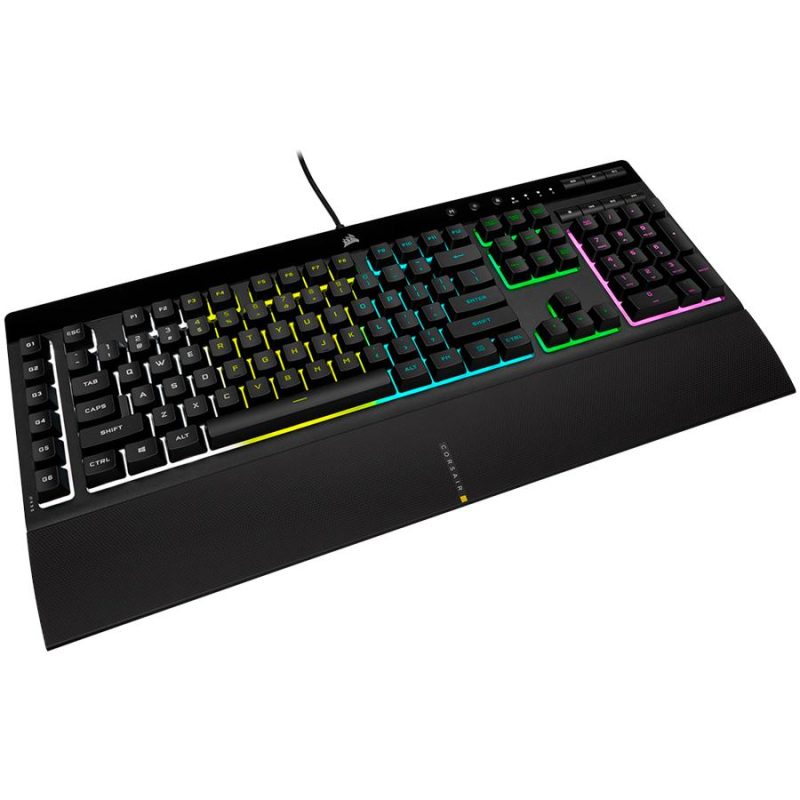 Геймърскa мембранна клавиатура Corsair K55 RGB Pro, USB - Image 2