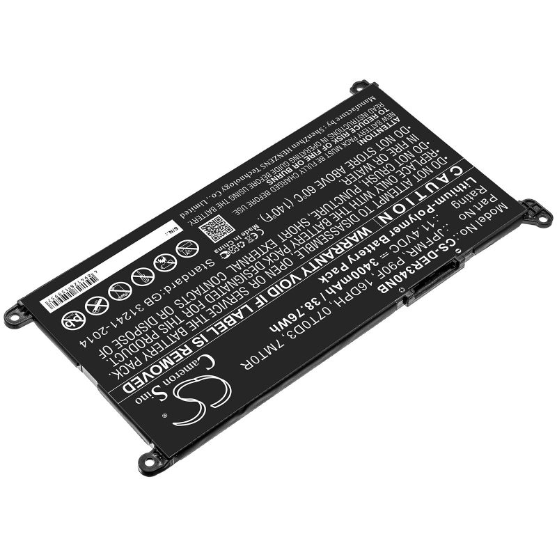 Батерия  за лаптоп  Dell Inspiron13MF Pro-D1508TS, Inspiron 14 5485, Vostro 15 5581, 01VX1H 11,4V 3400mAh CAMERON SINO - Image 2