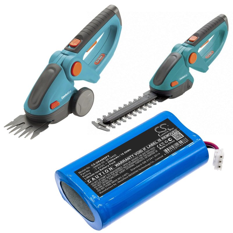 Батерия за акумулаторна ножица за трева GARDENA ComfortCut 8893, ComfortCut 8895, D-89079 Ulm  7.4V 2500mAh Cameron Sino - Image 2