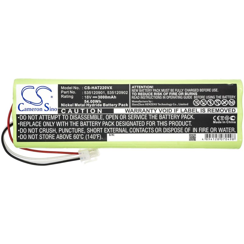 Батерия Cameron Sino, За косачка робот GARDENA Robotic R160 , HUSKVARNA Automover 260ACX,Automower 210C, 1128621-01 18V 3000mAh Cameron Sino - Image 4