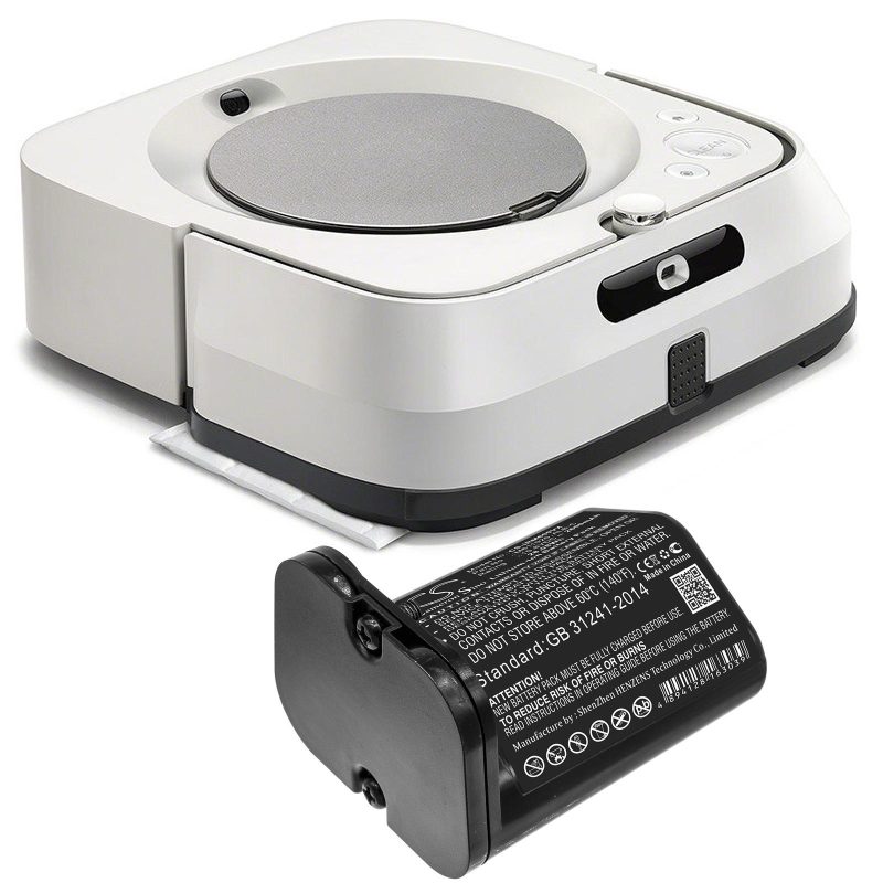 Батерия за прахосмукачка iRobot ADD-N1, Braava Jet M6, M611020 ABL-C  LiIon 10,8V 2600mAh CAMERON SINO - Image 5
