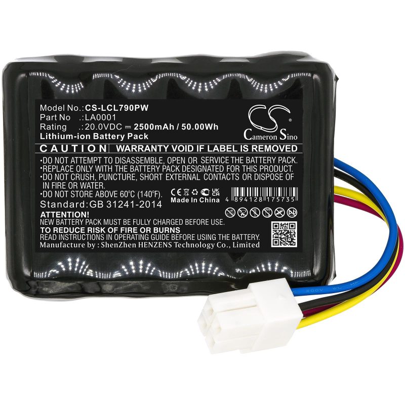 Батерия Cameron Sino, За косачка робот FERREX 800m2 2021, Landxcape LX790, 791,795 LA0001,LA0002  20V 2500mAh Cameron Sino - Image 4