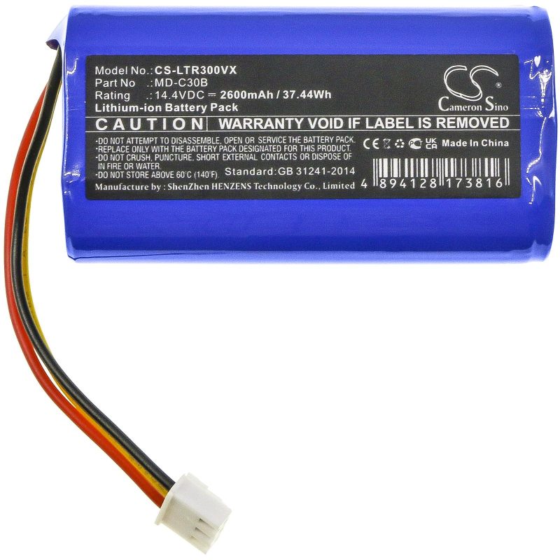 Батерия за прахосмукачка Blaupunkt BPK-VCBB1XB, V-tac VT-5555, Midea М4 LiIon 14,4V 2600mAh CAMERON SINO - Image 3