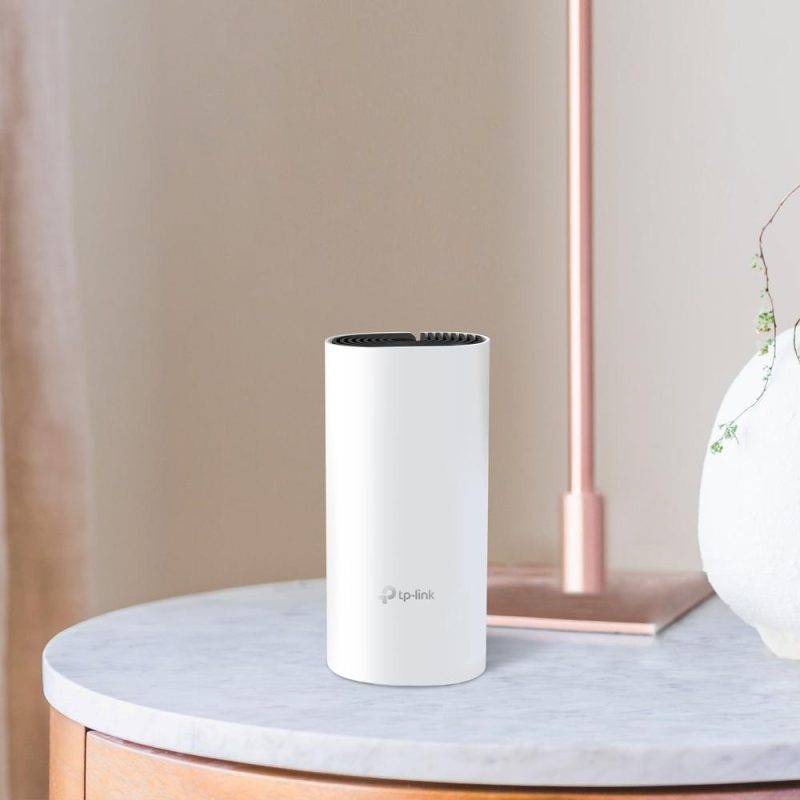 Безжичен рутер TP-Link Deco M4, AC1200, 2.4/5 GHz, 300 -  867 Mbps, Gigabit, 3 бр. в комплект - Image 3