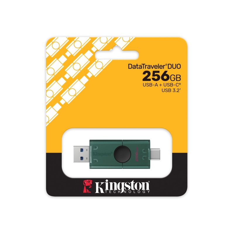 USB памет KINGSTON DataTraveler Duo G2, 256GB USB-C + USB-A 3.2 Gen 1 - Image 4
