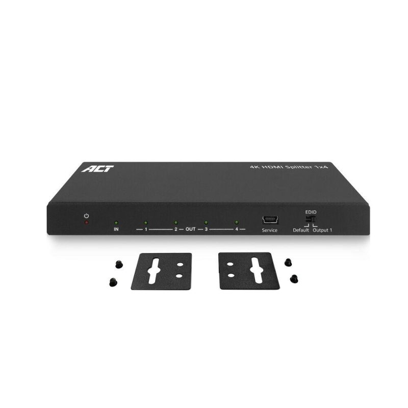 ACT HDMI Сплитер AC7832 4К HDMI сплитер, 1 вход.4 HDMI изхода - Image 8