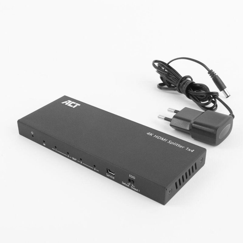 ACT HDMI Сплитер AC7832 4К HDMI сплитер, 1 вход.4 HDMI изхода - Image 9
