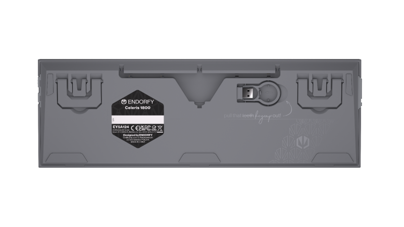 Геймърскa безжична механична клавиатура ENDORFY Celeris 1800 - Endorfy Yellow Switch - Full Size - Image 11