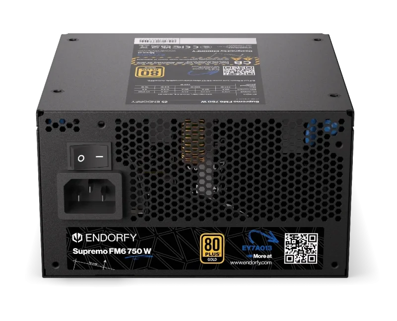 Захранващ блок Endorfy Supremo FM6 750W 80+ Gold, PCIe 5.1 - Fully Modular - Image 8