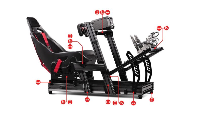 Кокпит симулатор Next Level Racing F-GT Elite - Wheel Plate Edition - Image 4