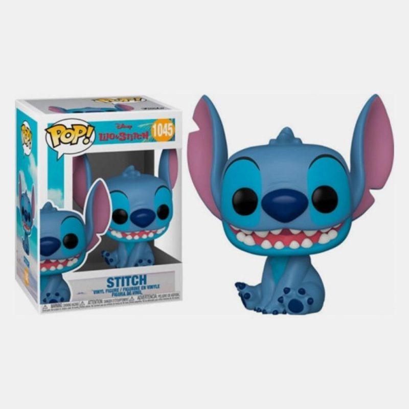 Фигурка Funko POP! Movies:  Disney Lilo and Stitch, 065665,  Stitch (Smiling Seated), 1045 Vinyl Figure - Image 2
