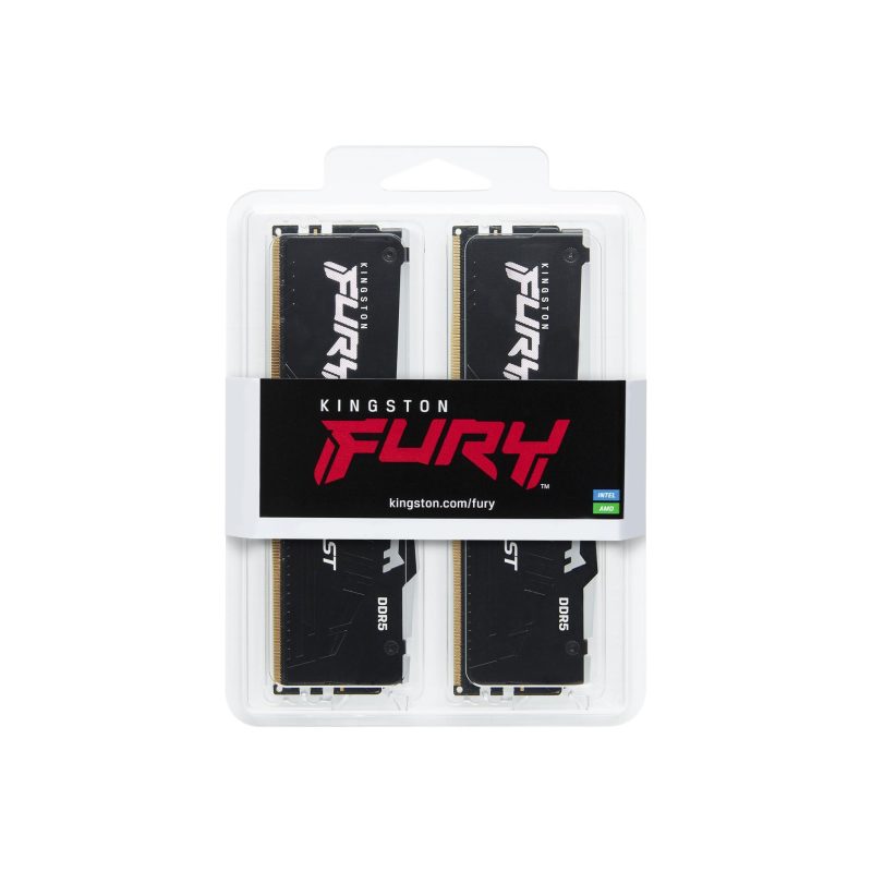 Памет Kingston FURY Beast RGB Black 32GB (2x16GB) DDR5 5600MHz CL40 - Intel XMP - Image 3