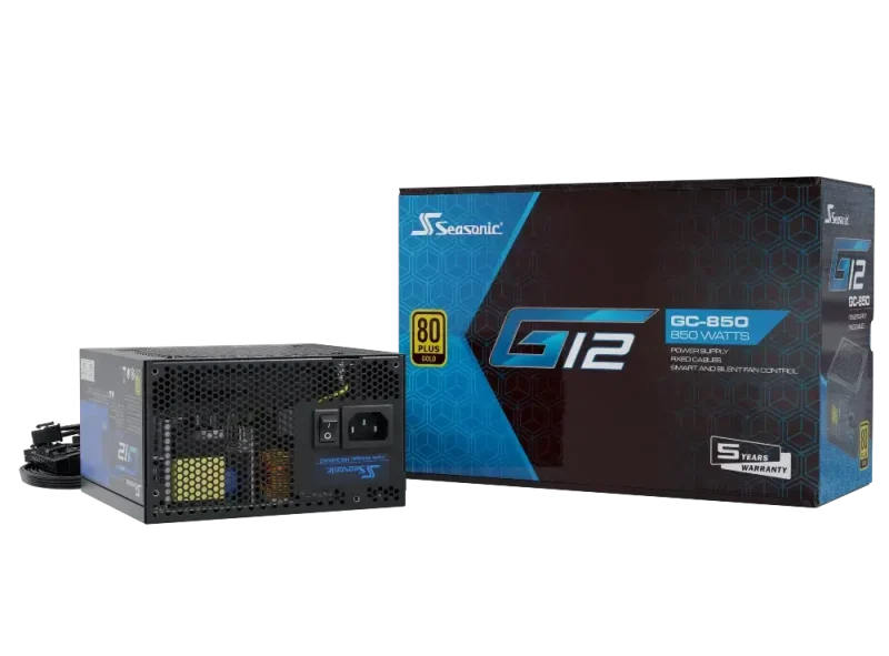 Захранващ блок Seasonic G12 GM-850 V2, 850W, 80+ GOLD - Image 8