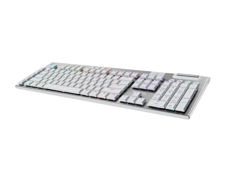 Безжична геймърска механична клавиатура Logitech G915X White Lightspeed - GL Tactile Switch - Image 2