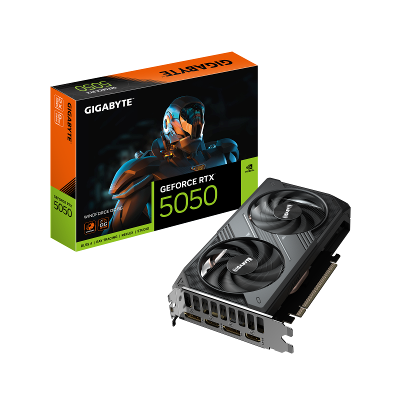 Видео карта GIGABYTE RTX 5050 WINDFORCE OC 8GB GDDR6 - Image 8