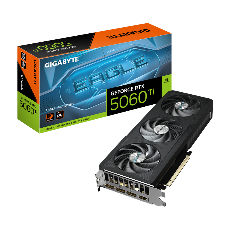 Видео карта GIGABYTE RTX 5060 TI EAGLE MAX OC 16GB GDDR7 - Image 8