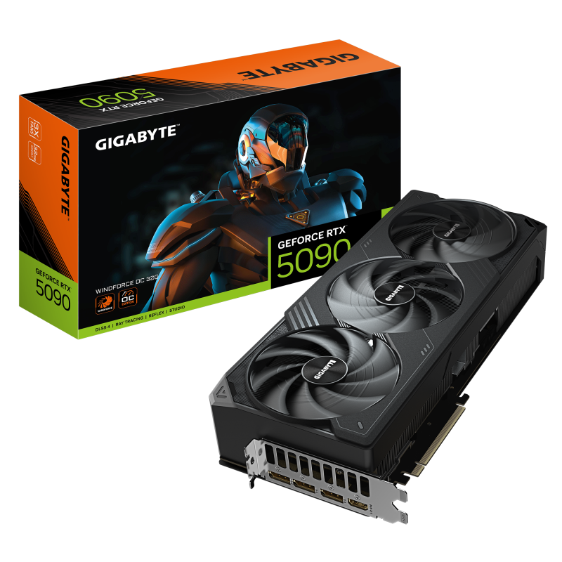 Видео карта GIGABYTE RTX 5090 WINDFORCE OC 32GB GDDR7 - Image 10