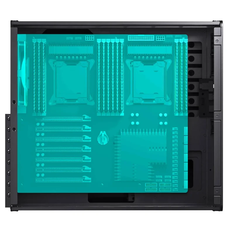 Кутия Jonsbo N5 NAS E-ATX - Black - Image 8