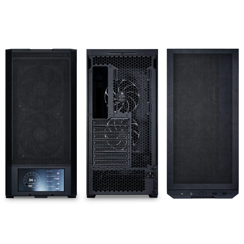 Кутия Lian Li LANCOOL 207 Digital Mid-Tower, Tempered Glass, Черно - Image 3