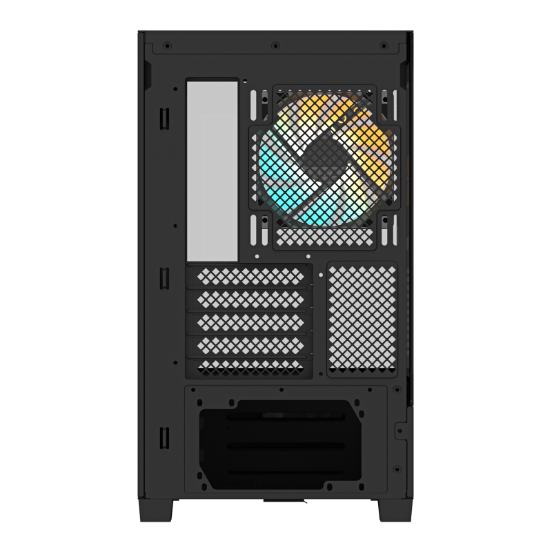 Кутия GIGABYTE C201 PANORAMIC + 3 ARGB Вентилатора - Image 6