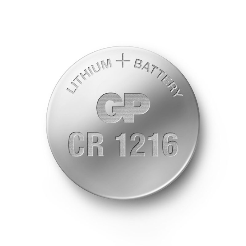 Литиева бутонна батерия GP CR-1216, 3V, 5 бр. в блистер, цена за 1 бр. - Image 2