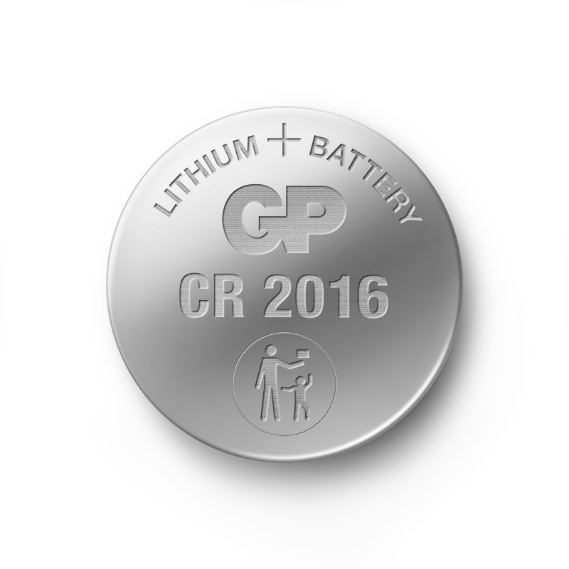 Литиева бутонна батерия GP CR2016 3V 5 бр. в блистер /цена за 1 бр./ GP - Image 3